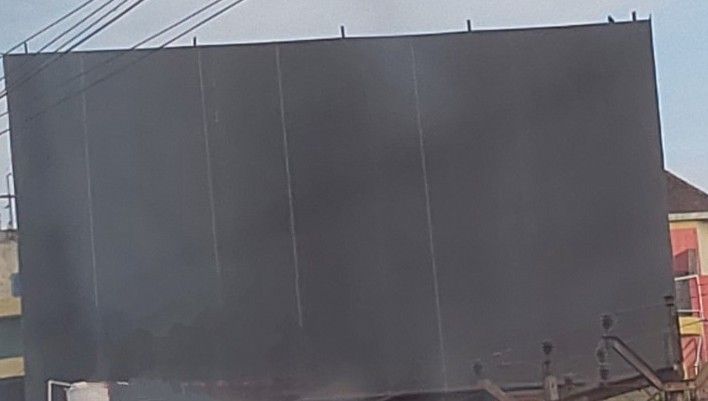 Large billboard on 3rd floor 